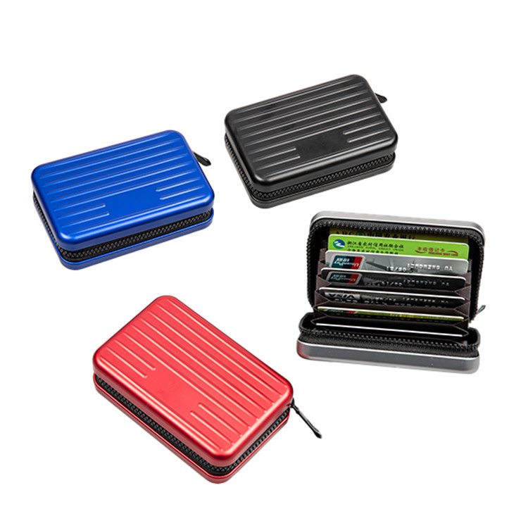 Hur förbättrar en dragkedjeförsedd aluminiumkortplånbok vardagliga kortsäkerhet och organisation?