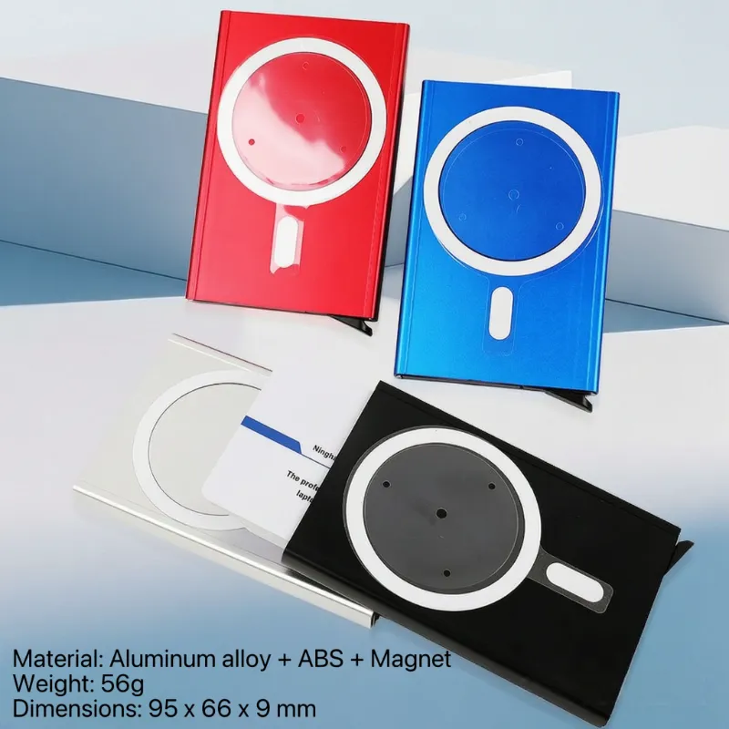 Magnetisk aluminium automatisk pop-up korthållare